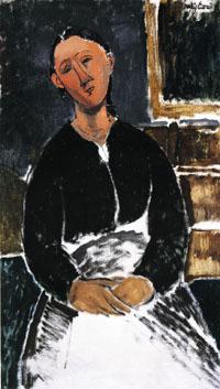 Amedeo Modigliani La Fantesca oil painting image